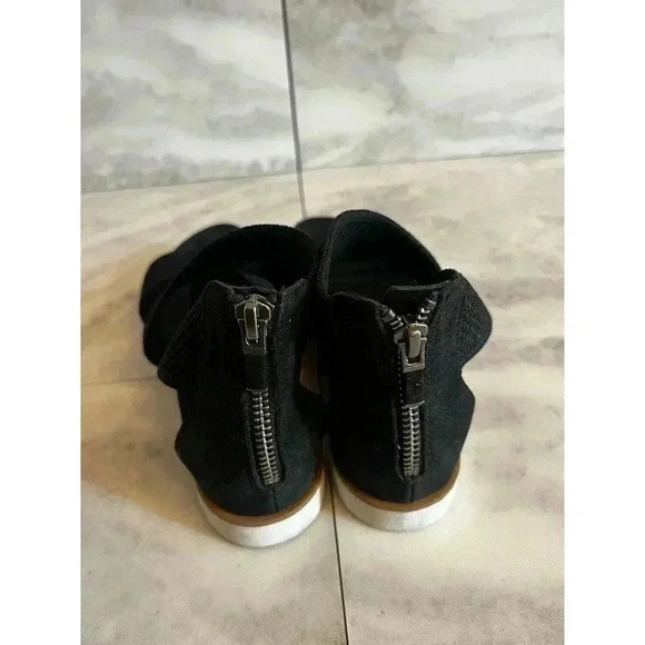 Eileen Fisher Women’s Kitts Stretch Knit Back Zip Sandals Size 6.5 - Picture 4 of 5